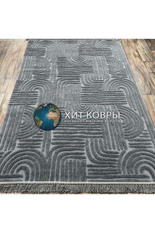 Турецкий ковер Quest 23962 Темно-серый